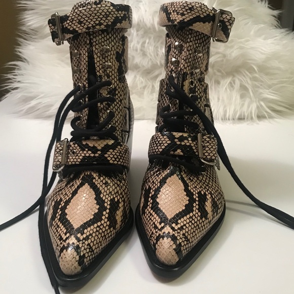 Chloe Pythons Calfskin Boots Size 7 new without bo - Picture 4 of 10